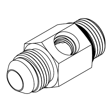 Hydraulic Fitting-Steel24MJ-24MB-ADJ-04FP-GAUGE PORT